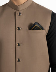 BROWN SUITING WAISTCOAT