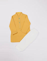 MUSTARD COTTON KAMEEZ SHALWAR