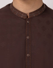 BROWN SEMI-FORMAL KURTA