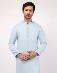 SKY BLUE SEMI-FORMAL KURTA