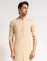 BEIGE SEMI-FORMAL KURTA