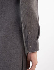 DARK GREY BLENDED KURTA TROUSER | JJKP-W-33152