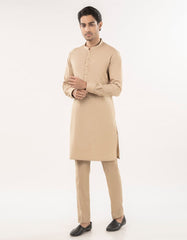 BEIGE COTTON KURTA TROUSER | JJKP-A-33168