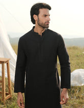 DEEP GREEN COTTON KURTA TROUSER | JJKP-W-47362