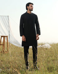 DEEP GREEN COTTON KURTA TROUSER | JJKP-W-47362