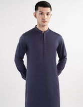 BLUE COTTON KAMEEZ SHALWAR | JJKS-S-33051