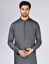 GREY BLENDED KAMEEZ SHALWAR | JJKS-A-33084