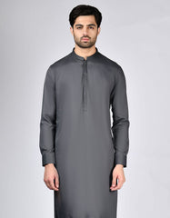 GREY BLENDED KAMEEZ SHALWAR | JJKS-A-33084