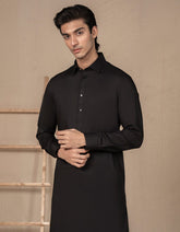 BLACK BLENDED KAMEEZ SHALWAR | JJKS-A-46518