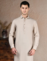 FAWN BLENDED KAMEEZ SHALWAR | JJKS-W-46604