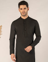 BLACK BLENDED SEMI-FORMAL KAMEEZ SHALWAR