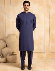 BLUE BLENDED KAMEEZ SHALWAR | JJKS-A-47389