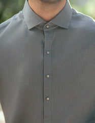 GREY COTTON CASUAL KAMEEZ SHALWAR