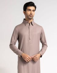 BROWN FORMAL KAMEEZ SHALWAR