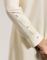 CREAM BLENDED SEMI-FORMAL KAMEEZ SHALWAR