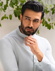 DULL SKY BLENDED KAMEEZ SHALWAR | JJKS-A-90506