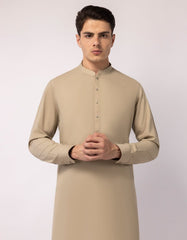 BEIGE CASUAL KURTA TROUSERS