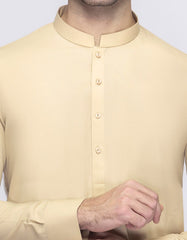 BEIGE BLENDED UNSTITCHED KAMEEZ SHALWAR FABRIC