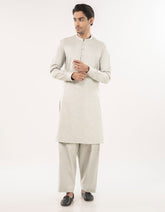 IVORY BLENDED UNSTITCHED KAMEEZ SHALWAR FABRIC