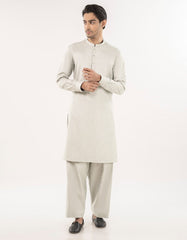 IVORY BLENDED UNSTITCHED KAMEEZ SHALWAR FABRIC