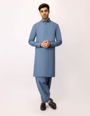 LIGHT BLUE UNSTITCHED FABRIC