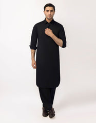 CARBON BLACK UNSTITCHED FABRIC