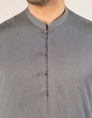 BLUE COTTON CASUAL SHORT KURTA TROUSER