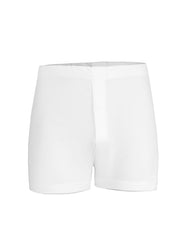 WHITE COTTON BOXER