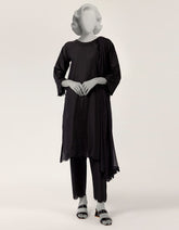 BLACK LAWN SCHIFFLI STITCHED 3PC