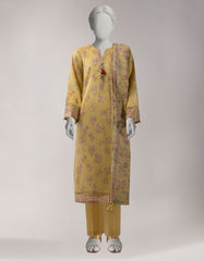 MULTICOLOR LAWN PRINTED 3PC UNSTITCHED