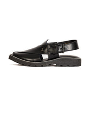 BLACK PESHAWARI SANDALS