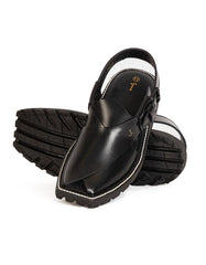 BLACK PESHAWARI SANDALS