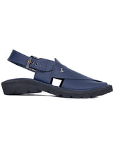 BLUE PLAIN PESHAWARI SANDALS