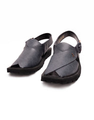 GREY PESHAWARI SANDALS