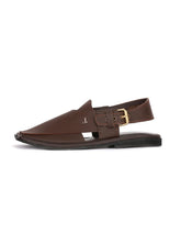 CHOCOLATE BROWN PESHAWARI SANDALS