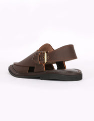 CHOCOLATE BROWN PESHAWARI SANDALS