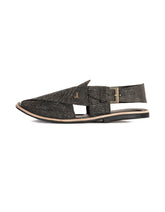 BLACK PESHAWARI SANDALS