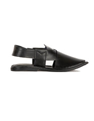 BLACK PESHAWARI SANDALS