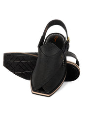 BLACK PESHAWARI SANDALS