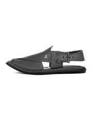 BLACK PESHAWARI SANDALS