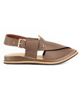 CHOCOLATE BROWN HIGH CHROME PESHAWARI SANDALS