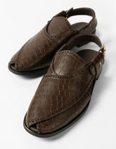 coffee-textured-peshawari-sandals-jpc023pesh