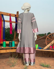 GREY KHADDI DYED KURTI | JJLK-S-JSS-25-315