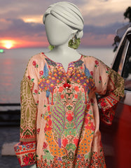 GREEN LAWN PRINTED KURTI | JJLK-S-JSS-25-328