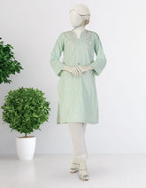 GREEN LAWN EMBROIDERED KURTI