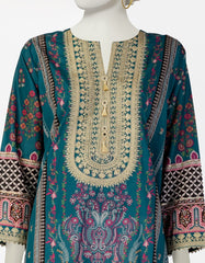 GREEN LAWN EMBROIDERED KURTI