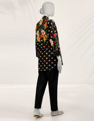 BLACK LAWN DIGITAL PRINTED KURTI