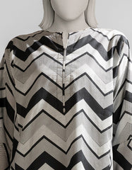 BLACK LAWN PRINTED KURTI