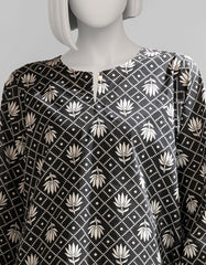 BLACK LAWN PRINTED KURTI