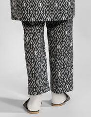 BLACK LAWN PRINTED TROUSERS
